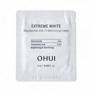 Отбеливающий крем OHUI Extreme White Niacinamide 10% TX Mela Toning Cream 1мл Отбеливающий крем OHUI Extreme White Niacinamide 10% TX Mela Toning Cream 1мл