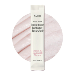 Пробник Su:m37 Micro-Active Pink Vitamin Bubbletox Mask Pack 4мл Пробник Su:m37 Micro-Active Pink Vitamin Bubbletox Mask Pack 4мл